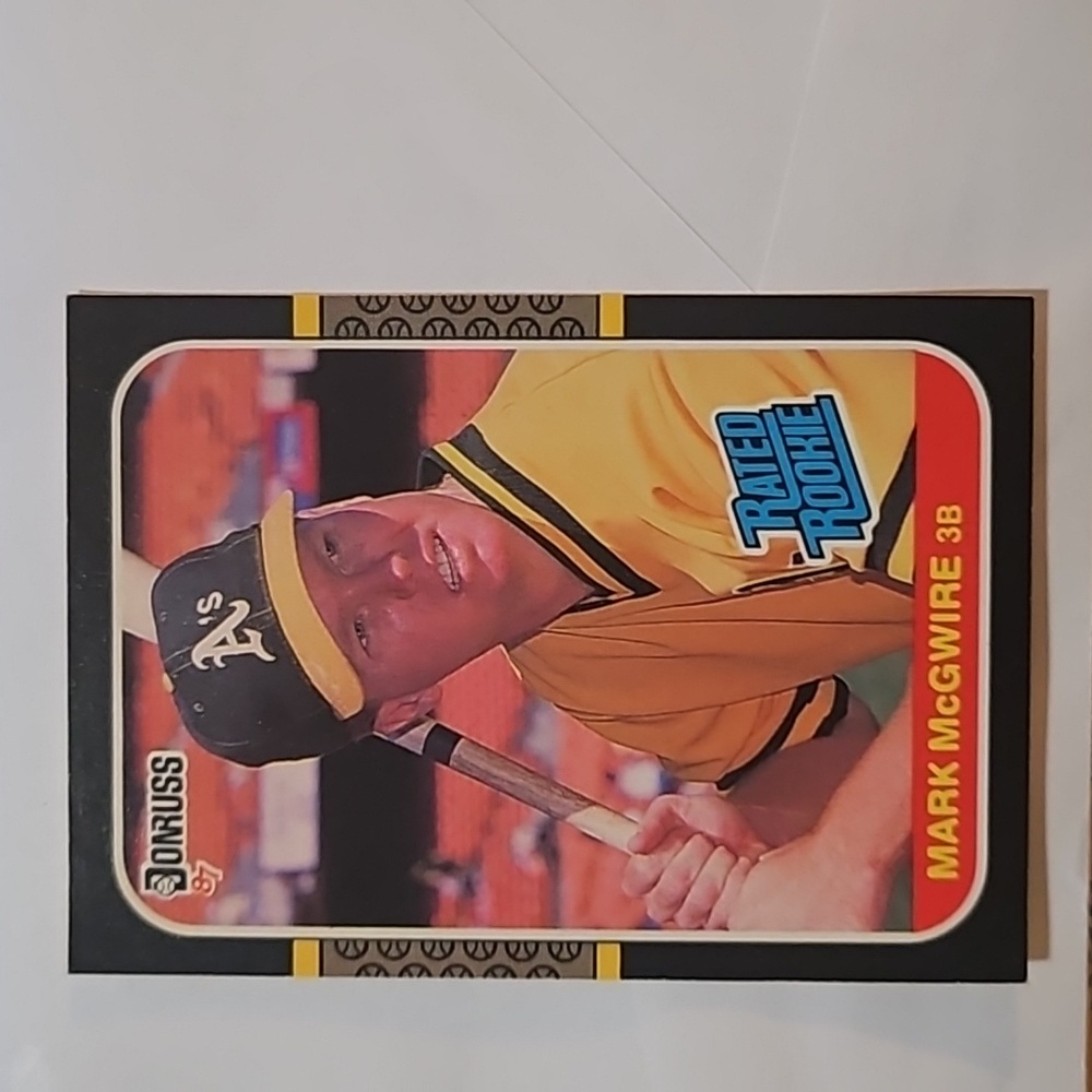 Mark McGwire 1986 ROOKIE CARD 10/10 !! DonRuss